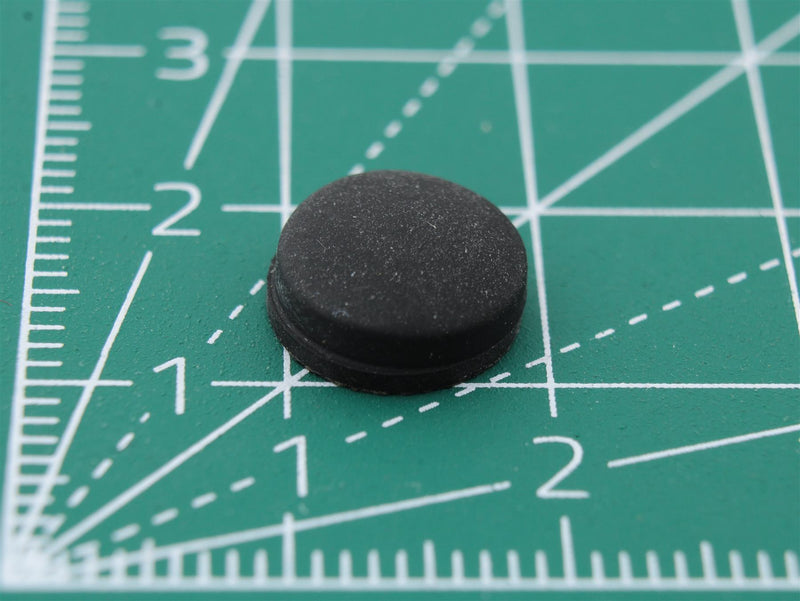 Round Rubber Foot Self-adhesive Ø9.9mm x Ø4mm x height 3mm - WebSpareParts