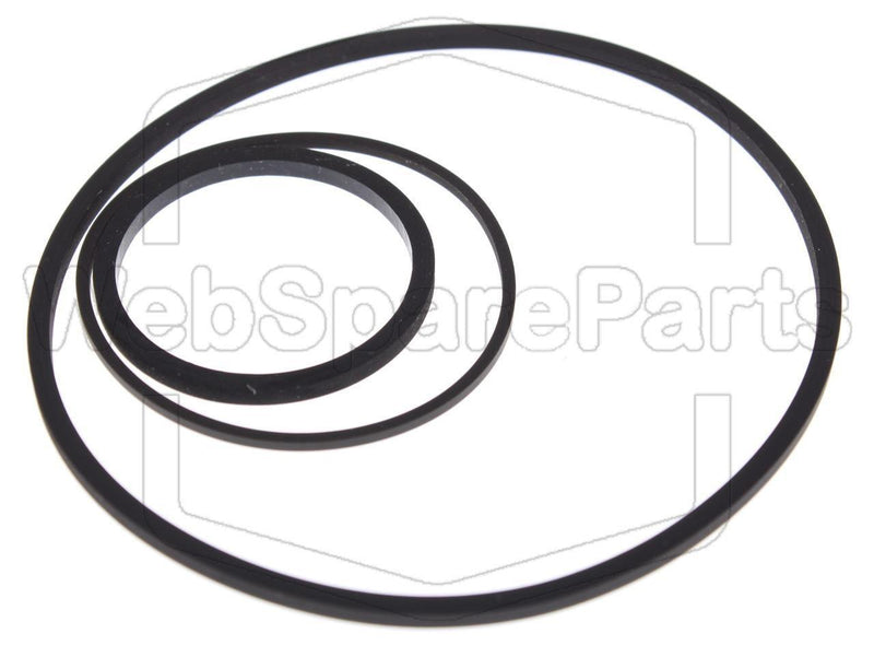 Belt Kit For Video Cassette Recorder Sharp VC-6V3 N - WebSpareParts