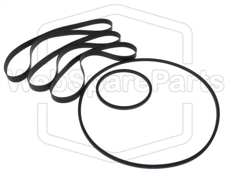 Belt Kit For Video Cassette Recorder Sharp VC-6000 - WebSpareParts