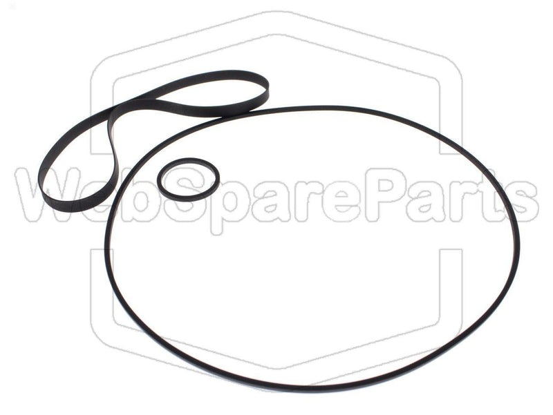 Belt Kit For Video Cassette Recorder Tatung VRH-8495 TK - WebSpareParts