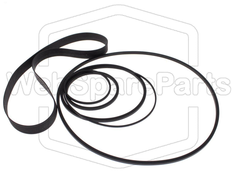 Belt Kit For Video Cassette Recorder Telerent N-9002 T - WebSpareParts