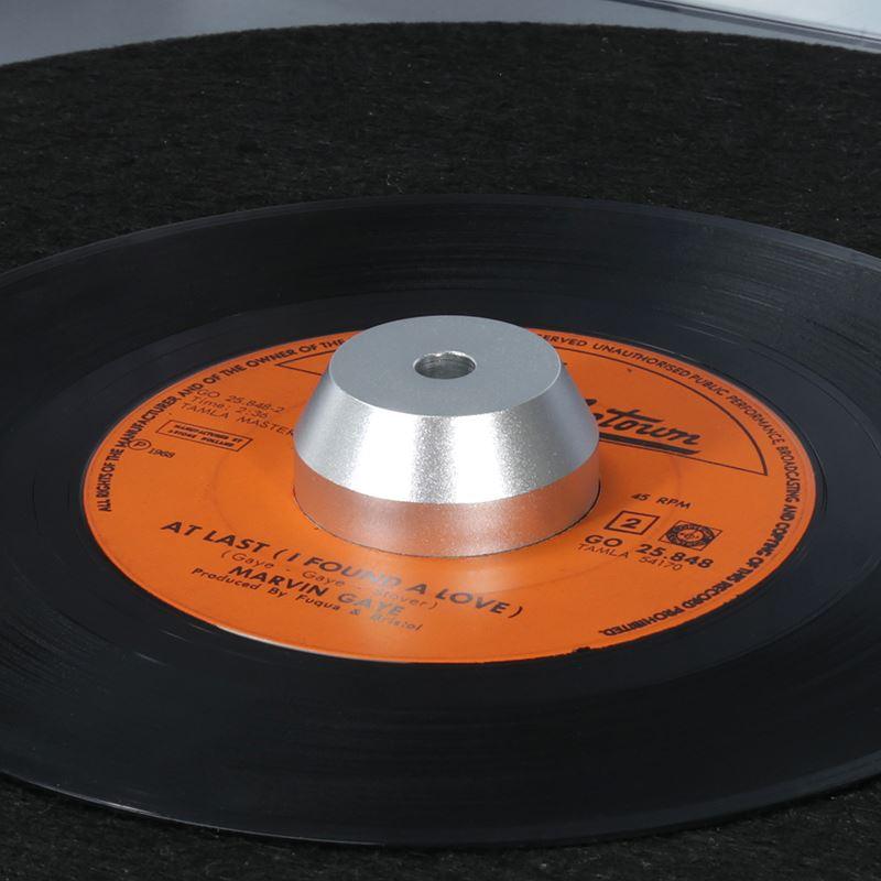 Turntable Vinil Single Adaptor 45 rpm Made of Aluminum By Dynavox ASP1 - WebSpareParts